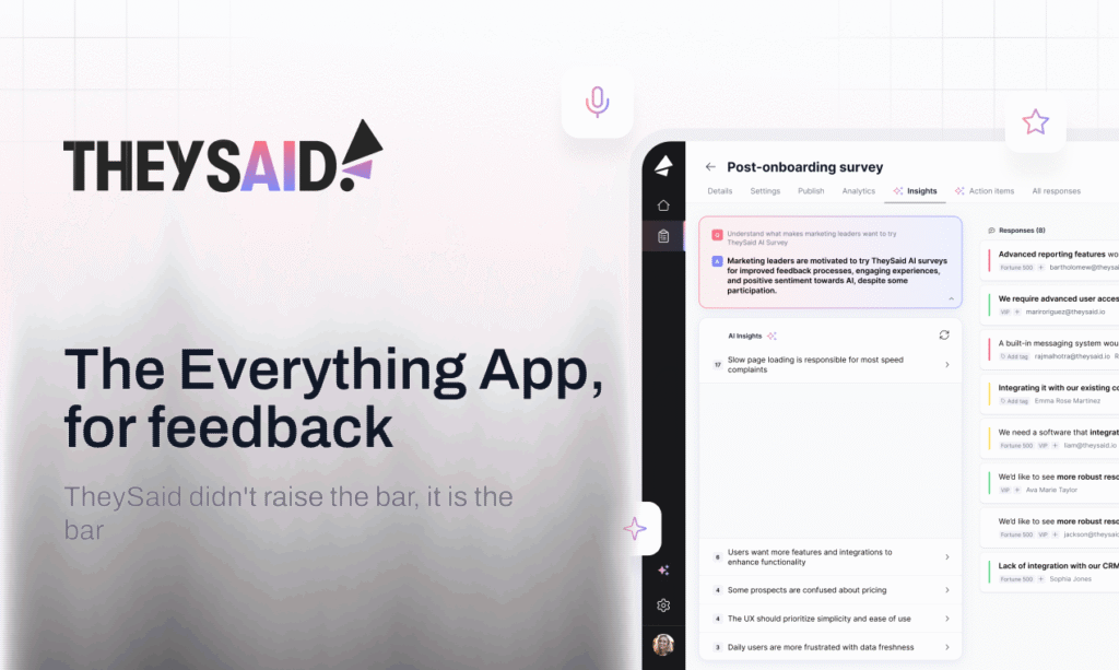 1. TheySaid Overview 1