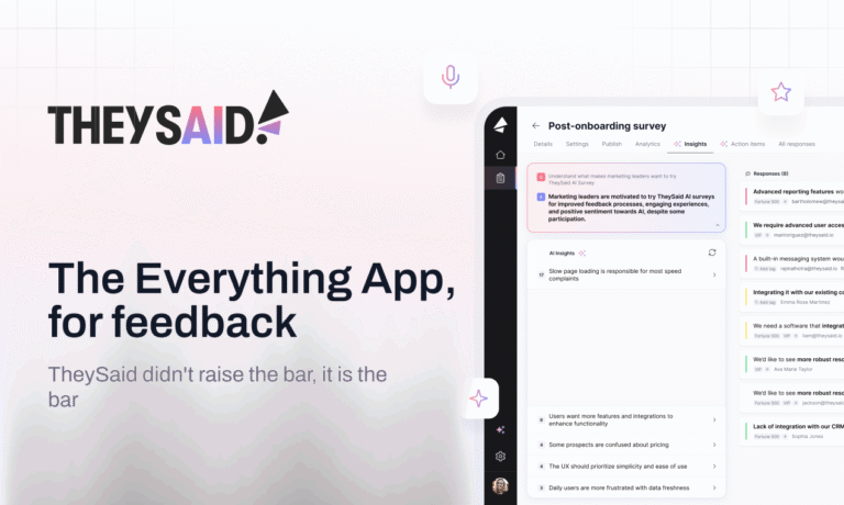 1. TheySaid Overview 1